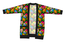 Load image into Gallery viewer, Electric Floral Ladies' Grandpa Cardigan