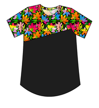 Load image into Gallery viewer, Electric Floral Ladies' Relaxed Tee