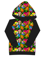 Load image into Gallery viewer, Electric Floral Ladies Hoodie