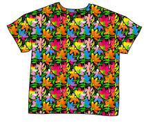 Load image into Gallery viewer, Electric Floral Ladies' Oversized Tee