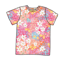 Load image into Gallery viewer, Sunset Floral Basic Tee and Tank