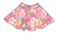 Load image into Gallery viewer, Sunset Floral Circle Skirt
