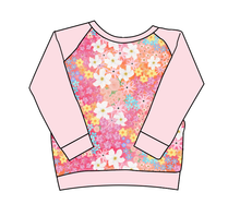 Load image into Gallery viewer, Sunset Floral Classic Hoodie (or Crewneck)