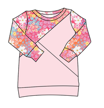 Load image into Gallery viewer, Sunset Floral Classic Hoodie (or Crewneck)