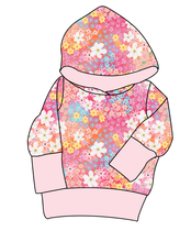 Load image into Gallery viewer, Sunset Floral Grow With Me Hoodie (or Crewneck)