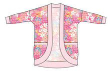 Load image into Gallery viewer, Sunset Floral Ladies' Cocoon Cardigan
