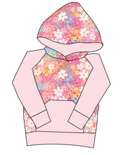 Load image into Gallery viewer, Sunset Floral Mens' Hoodie