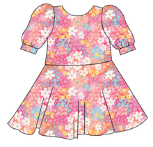 Load image into Gallery viewer, Sunset Floral Prairie Dress