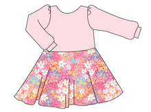 Load image into Gallery viewer, Sunset Floral Prairie Dress