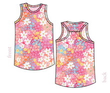 Load image into Gallery viewer, Sunset Floral Summer Tank
