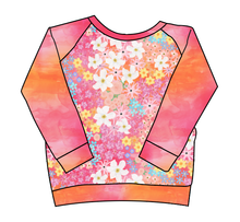 Load image into Gallery viewer, Sunset Floral Classic Hoodie (or Crewneck)