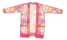Load image into Gallery viewer, Sunset Floral Kids Grandpa Cardigan