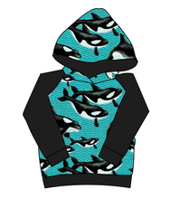 Load image into Gallery viewer, Orca Party Classic Hoodie (or Crewneck)