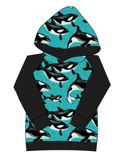 Load image into Gallery viewer, Orca Party Ladies Hoodie