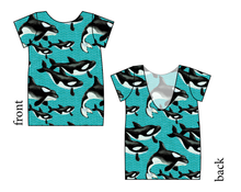 Load image into Gallery viewer, Orca Party Low Back Ballerina Tee