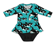 Load image into Gallery viewer, Orca Party Peplum Top