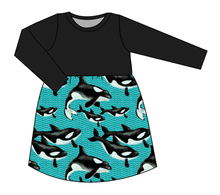 Load image into Gallery viewer, Orca Party Play Dress