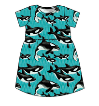 Load image into Gallery viewer, Orca Party Play Dress