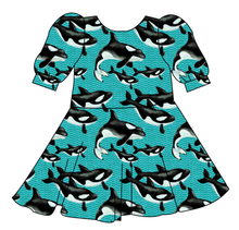 Load image into Gallery viewer, Orca Party Prairie Dress