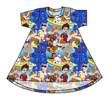 Load image into Gallery viewer, Summer Pups Basic T-Shirt Dress