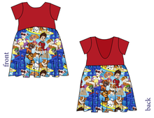 Load image into Gallery viewer, Summer Pups Low Back Dress