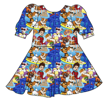 Load image into Gallery viewer, Summer Pups Prairie Dress