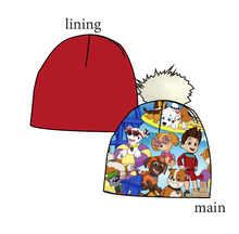Load image into Gallery viewer, Summer Pups Slouchy Beanie (Reversible!)