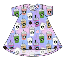 Load image into Gallery viewer, Famous Frappes Basic T-Shirt Dress