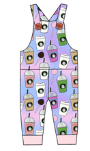 Load image into Gallery viewer, Famous Frappes Overalls and Shortalls