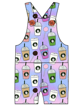 Load image into Gallery viewer, Famous Frappes Overalls and Shortalls