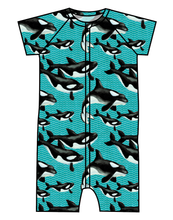 Load image into Gallery viewer, Orca Party Swim One Piece Rashguard Suit