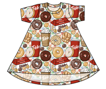 Load image into Gallery viewer, Canadian Coffee Basic T-Shirt Dress