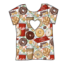 Load image into Gallery viewer, Canadian Coffee Cambria Heart Back Tee