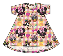 Load image into Gallery viewer, Cupcake Picnic Pals Basic T-Shirt Dress