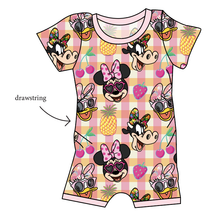 Load image into Gallery viewer, Cupcake Picnic Pals Grow With Me Pants And Shorts Romper