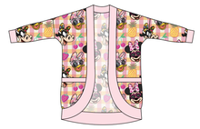 Load image into Gallery viewer, Cupcake Picnic Pals Ladies' Cocoon Cardigan