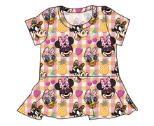 Load image into Gallery viewer, Cupcake Picnic Pals Ladies' Peplum Top