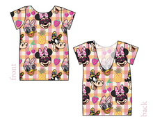 Load image into Gallery viewer, Cupcake Picnic Pals Low Back Ballerina Tee