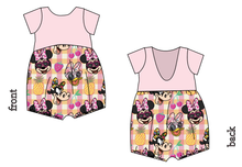 Load image into Gallery viewer, Cupcake Picnic Pals Low Back Romper and Bubble Romper