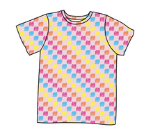 Load image into Gallery viewer, Cupcake Scribble Checks Basic Tee and Tank