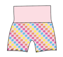 Load image into Gallery viewer, Cupcake Scribble Checks Grow With Me Pants And Shorts
