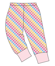 Load image into Gallery viewer, Cupcake Scribble Checks Mens' Lounge Pants