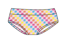 Load image into Gallery viewer, Cupcake Scribble Checks Ladies' Underwear