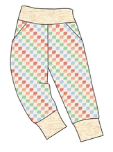 Load image into Gallery viewer, Rad Scribble Checks Basic Joggers And Jogger Shorts