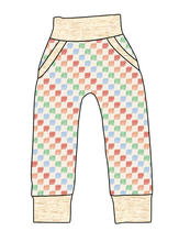 Load image into Gallery viewer, Rad Scribble Checks Beanpole Pants And Shorts