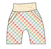 Load image into Gallery viewer, Rad Scribble Checks Beanpole Pants And Shorts
