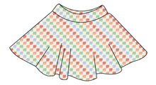 Load image into Gallery viewer, Rad Scribble Checks Ladies' Circle Skirt