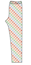 Load image into Gallery viewer, Rad Scribble Checks Ladies' Lounge Leggings