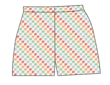 Load image into Gallery viewer, Rad Scribble Checks Ladies' Lounge Shorts