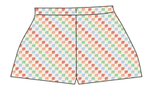 Load image into Gallery viewer, Rad Scribble Checks Ladies' Lounge Shorts